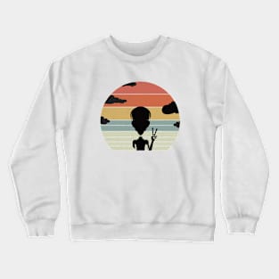 Peace Alien Crewneck Sweatshirt